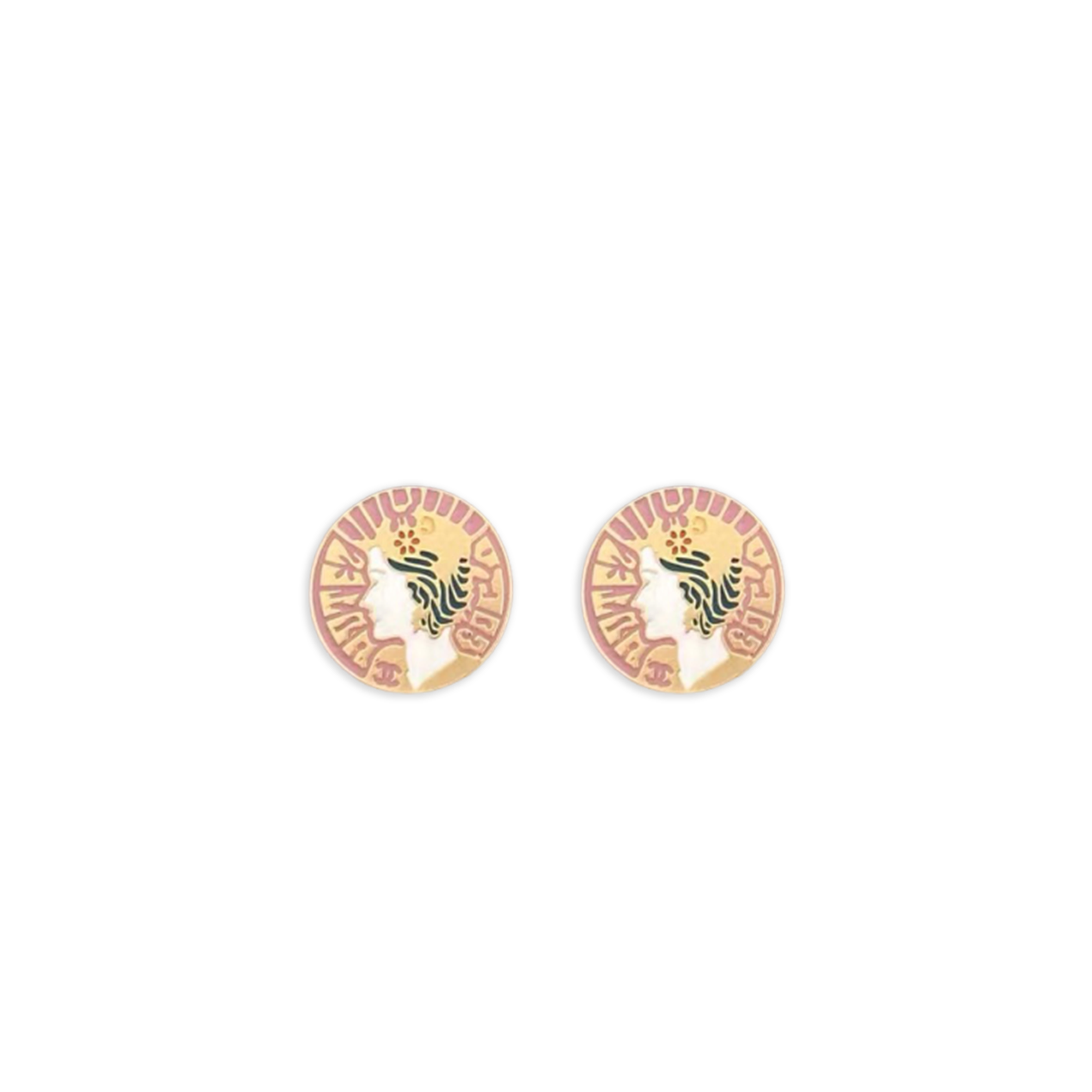 CHANEL ROUND EARRINGS